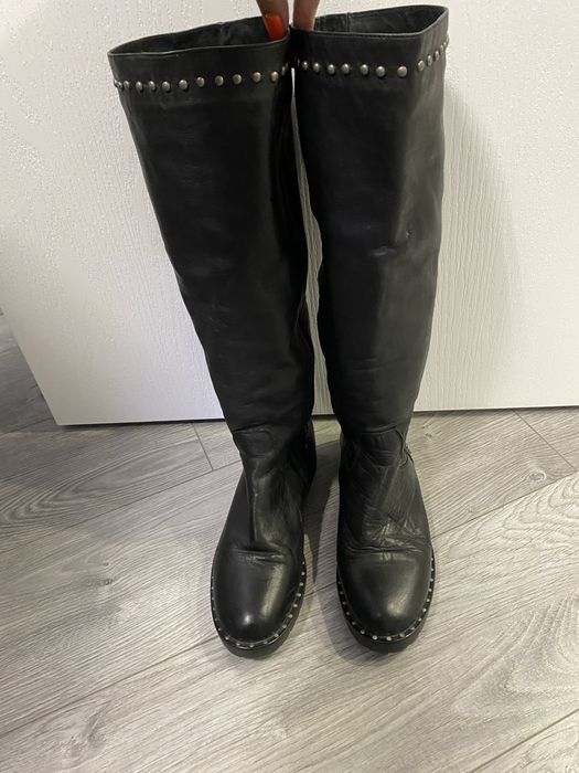 Дамски ботуши естествена кожа