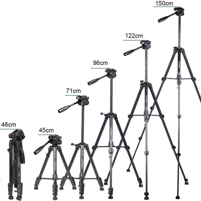YUNTENG VCT-668 Pro 150cm – pазтегателен професионален статив