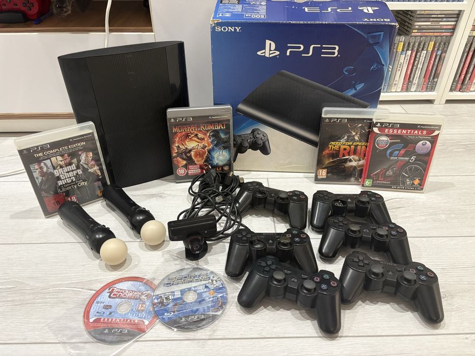 Продам PS3 super slim 500g