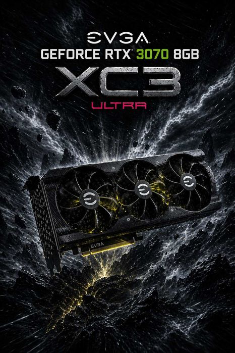 Мощная видеокарта EVGA RTX 3070 XC3 Ultra (Америка) Связь WhatsApp