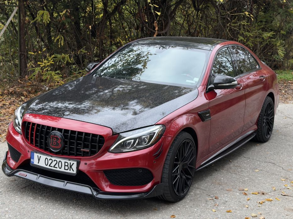 Mercedes-Benz C 400 - Brabus Пакет / Carpay / 64 Цвята Амбиент / Каско