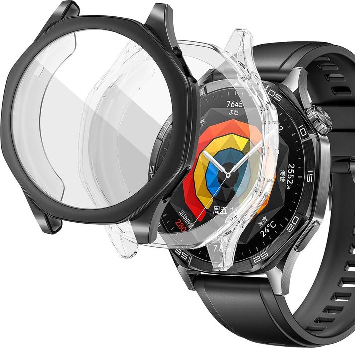 Силиконов кейс 360° градуса за часовник huawei watch gt5 pro 46mm