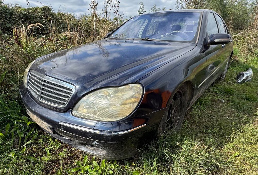 Dezmembrări Mercedes S600 S400 cdi om628 v8 w220 CL600 e215  CL500 1999 2000 2001 V12 M137 bobina Abc suspensie hidraulică plafon alcantara crem cu