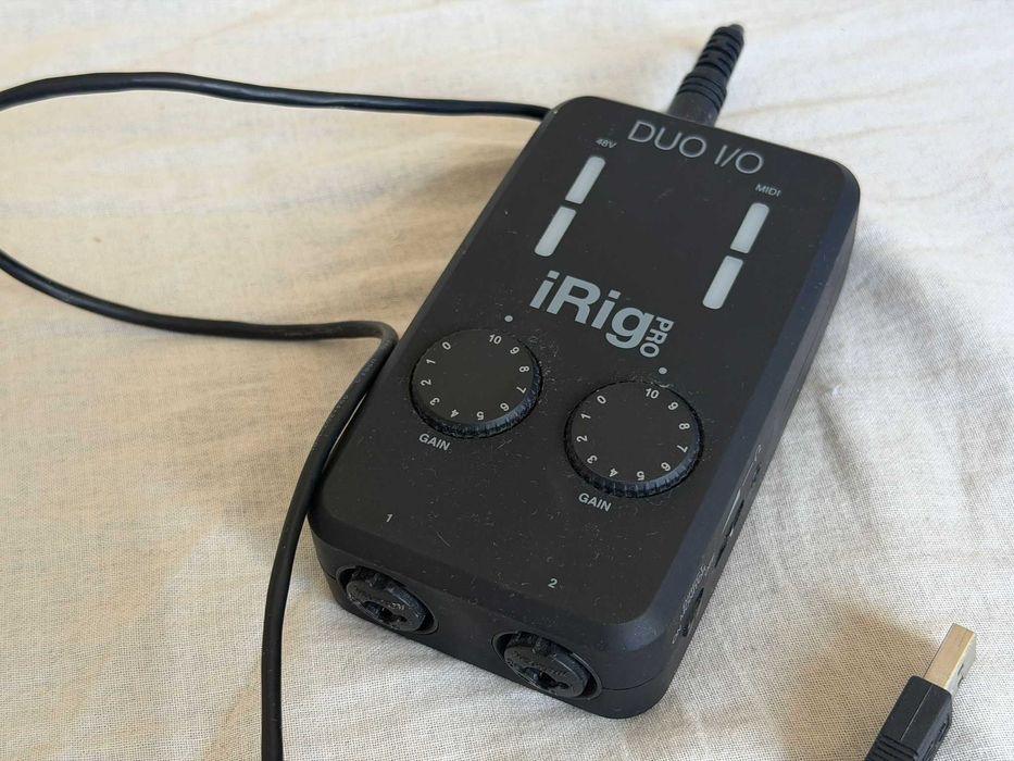 IK Multimedia iRig Pro DUO I/O interfata audio microfon si instrument catre device video
