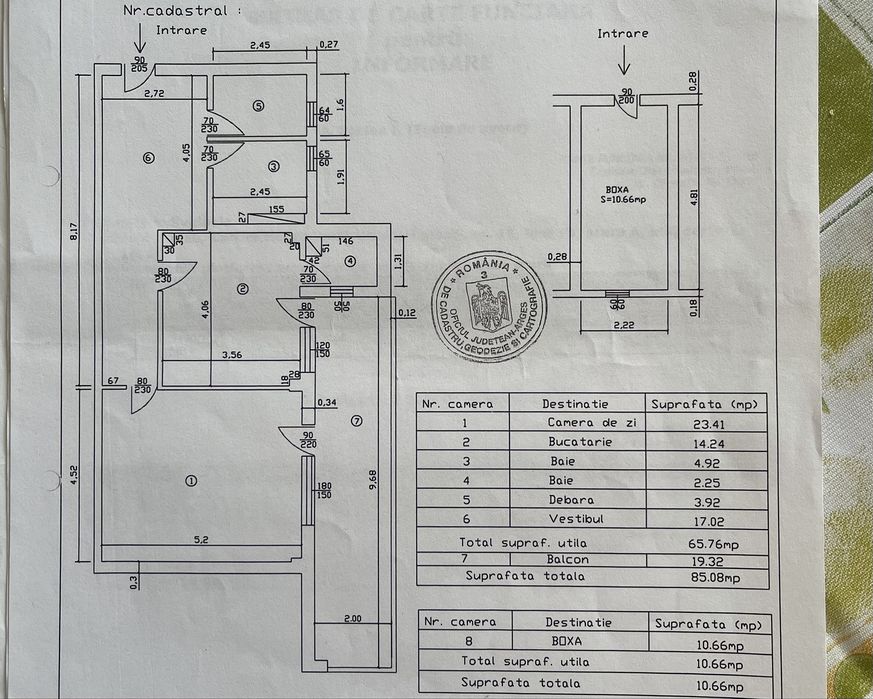 Garsonieră | 85mp + boxă | zona Nord - Spitalul Militar