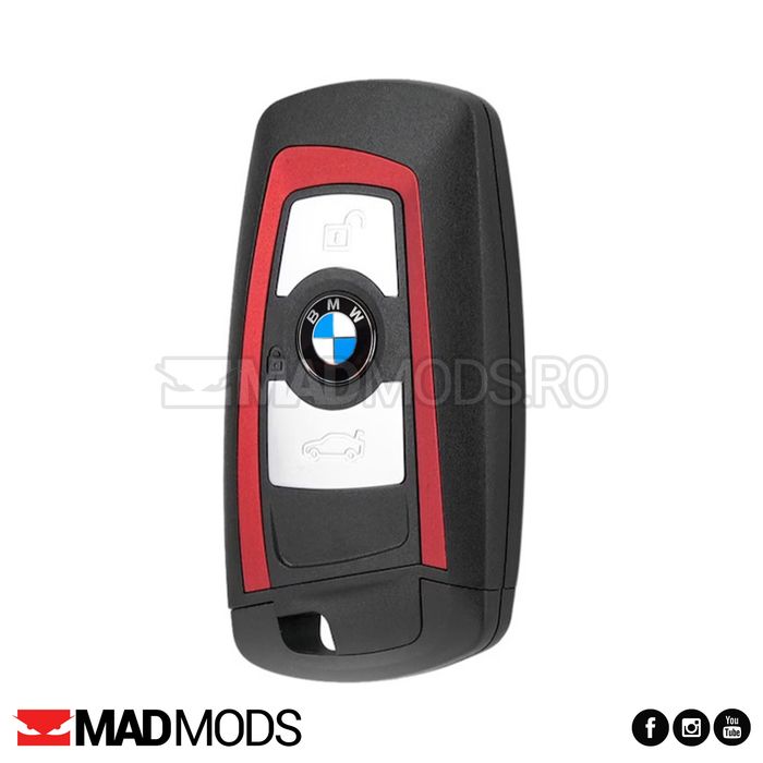 Carcasa cheie BMW F01 F10 F12 F20 F21 F22 F25 F26 cu emblema si lama