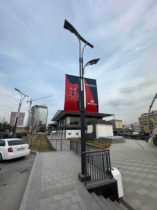 Флаги с брендом для улицы