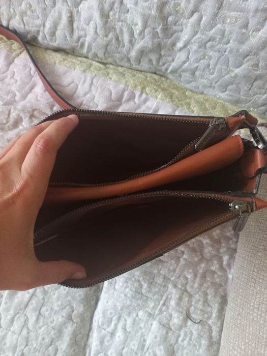 Дамска чанта за през рамо Bag to Bag – кафява / керемида