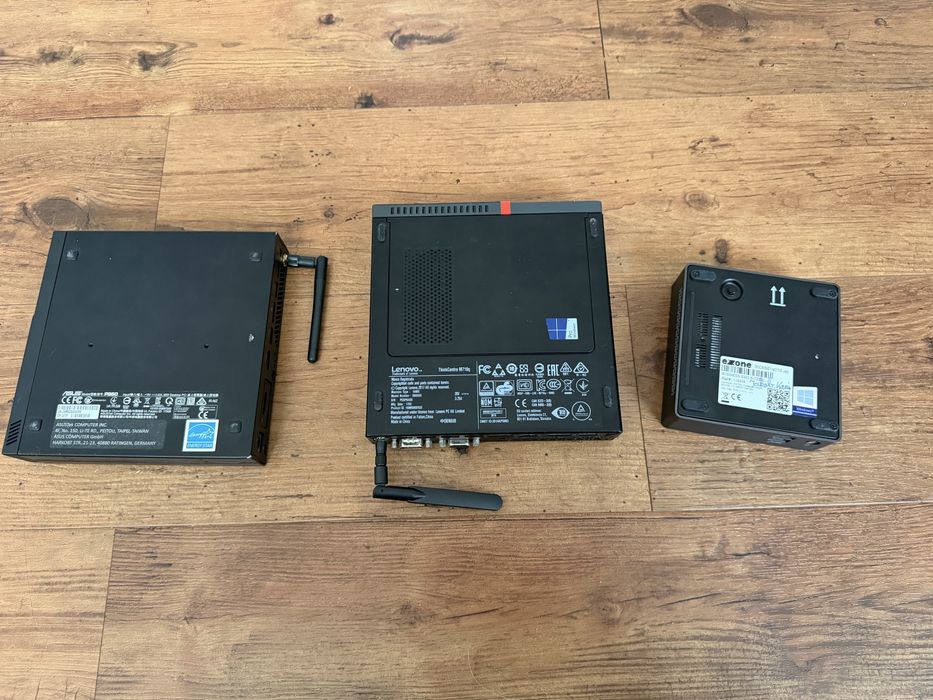 3 mini PC uri Asus Lenovo Exone