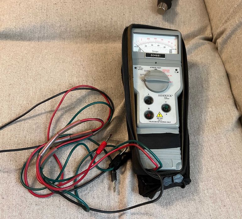 Tester Tempo Sidekick 7B EU in stare de functionare cu husa si cabluri