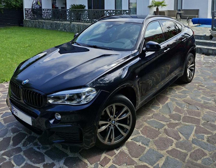 Bmw X6, 2017, 313 cp, pachet M, car vertical impecabil, stare perfecta