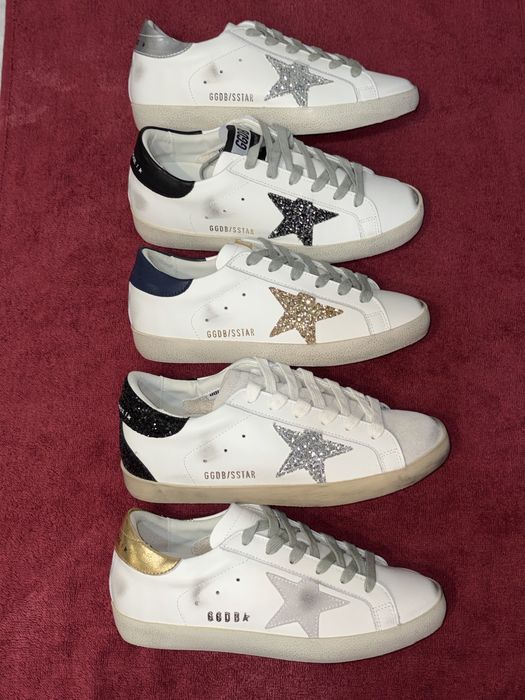 adidasi sneakers Golden Goose Super star alb crem bej marime 37 38 39 40 36 Isabel Marant Lanvin Amiri Balenciaga Valentino
