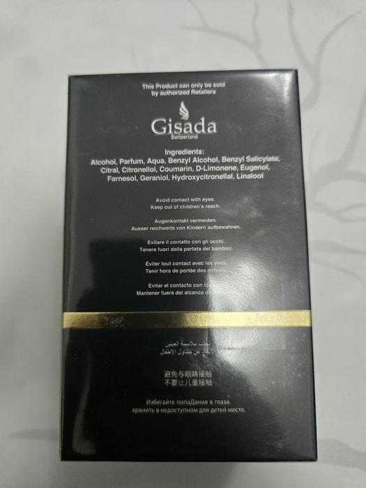 Parfum Gisada Ambasador for men 100ml EDP
