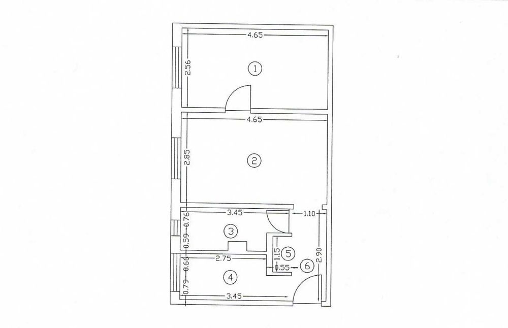 Casa de Cultura - Ap. 2 camere, semidecomandat, 37,4 m2