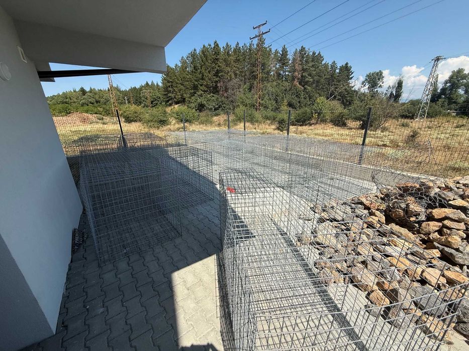 Габиони - чисто нови, сглобени, готови за експлоатация