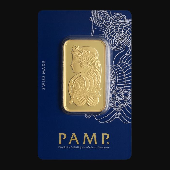 Lingou aur 24k 50 grame PAMP Fortuna