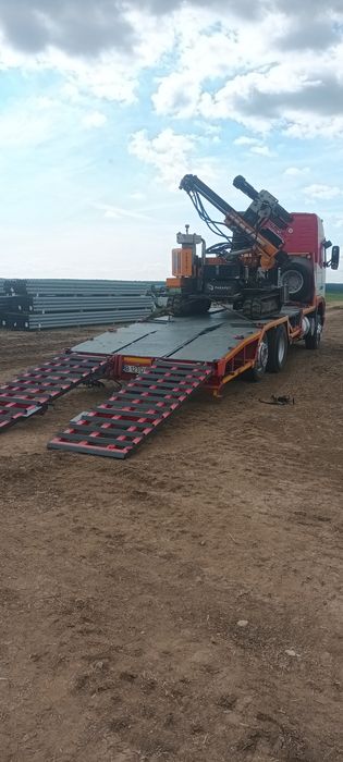 Autoplatforma Volvo FH12 transport utilaje util 14T