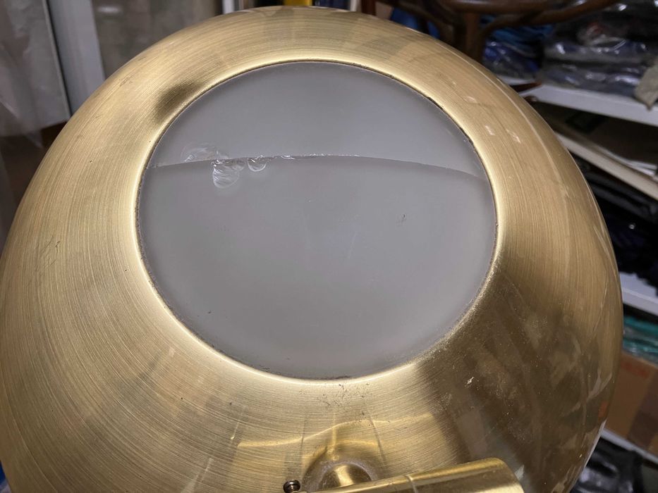 Лампа стояща ( подова) от месинг - работеща