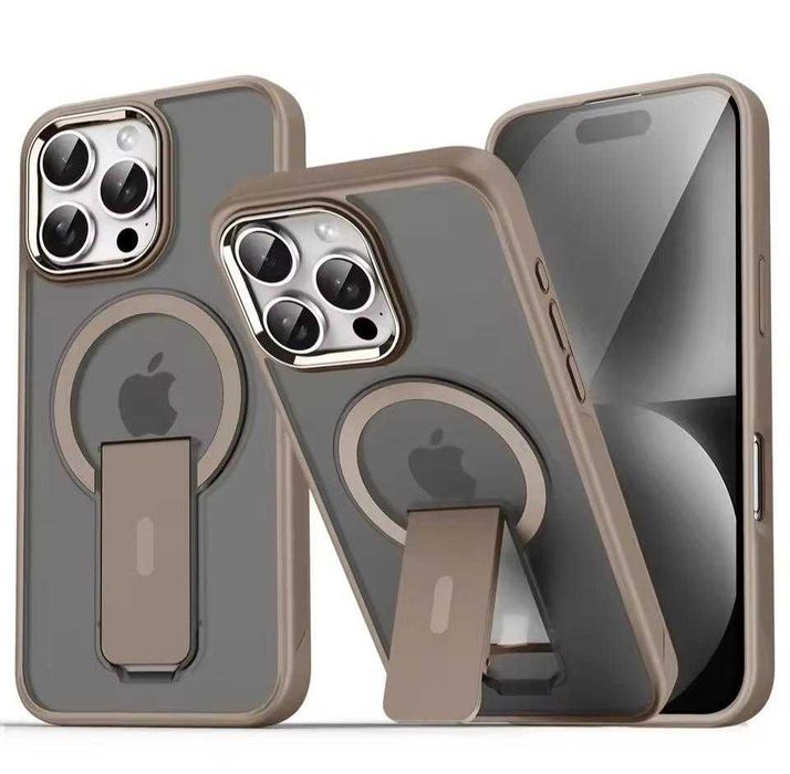Husa iPhone 16 Pro cu magnet MagSafe si stand integrat