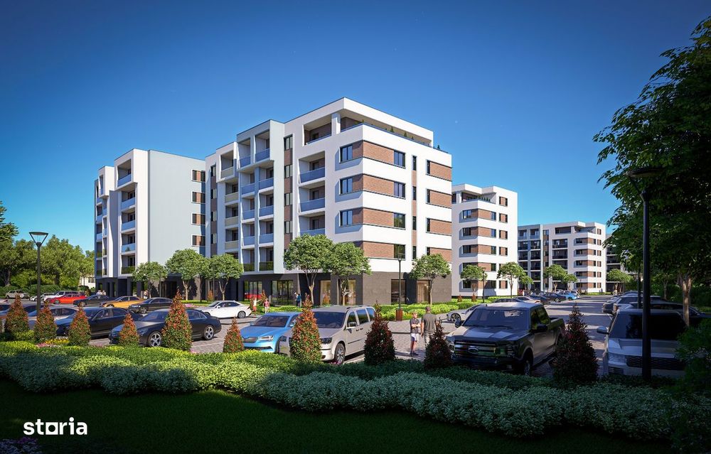 Apartamente noi 2 / 3 camere + parcare, zona Drum. Botizului , Smarald