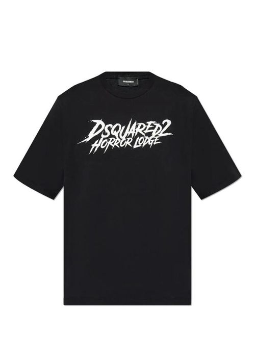 Tricou Icon DSQUARED2 Horror Lodge, Bumbac 100 %, calitate Premium