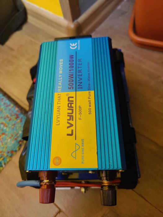 UPS invertor sinusoida pura 500w LiFePO4 64Ah BMS 120A active balancer