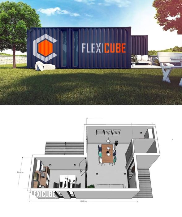 Контейнер модульный домик офис магазин дача охрана труда