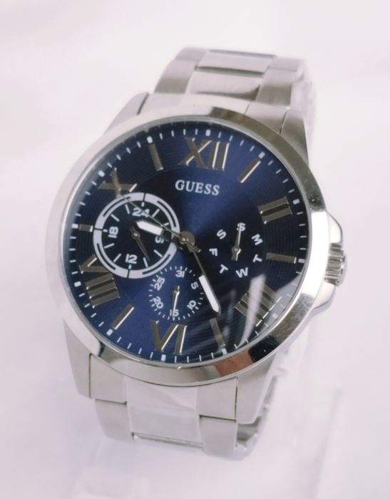 Ceas bărbătesc Guess Orbit W1184G4, cu quartz, data, oțel inoxidabil.