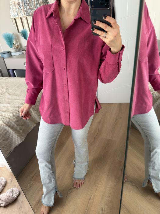Велурена риза Zara размер С