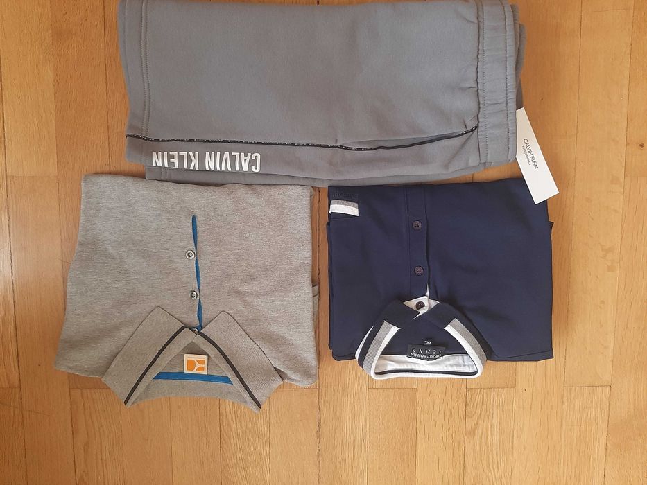 Мъжки блузи Emporio Armani,Boss orange и къс панталон Calvin Klein,XXL