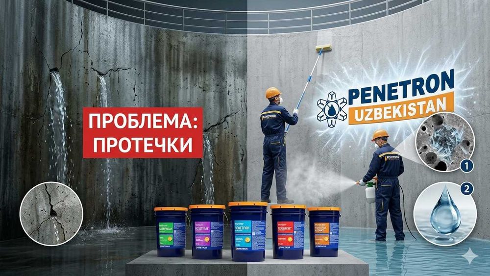 Гидроизоляция любых помещений, стен, домов, квартир, емкостей