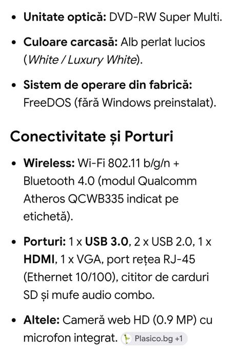 Laptop Toshiba pentru piese