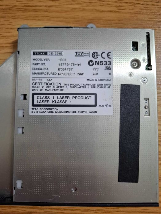 HP UJ-840 DVD±RW Drive/Burner/Writer IDE/PATA/ATAPI Laptop/Notebook