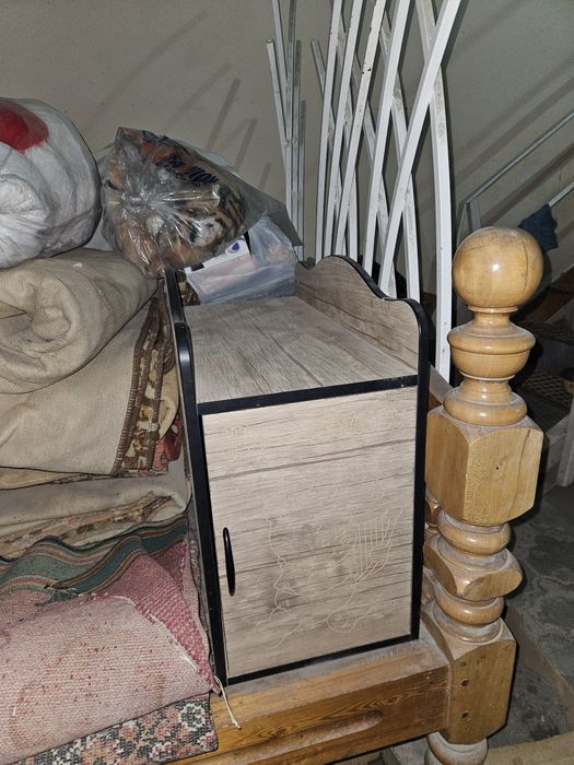 Детская кровать с шкафами