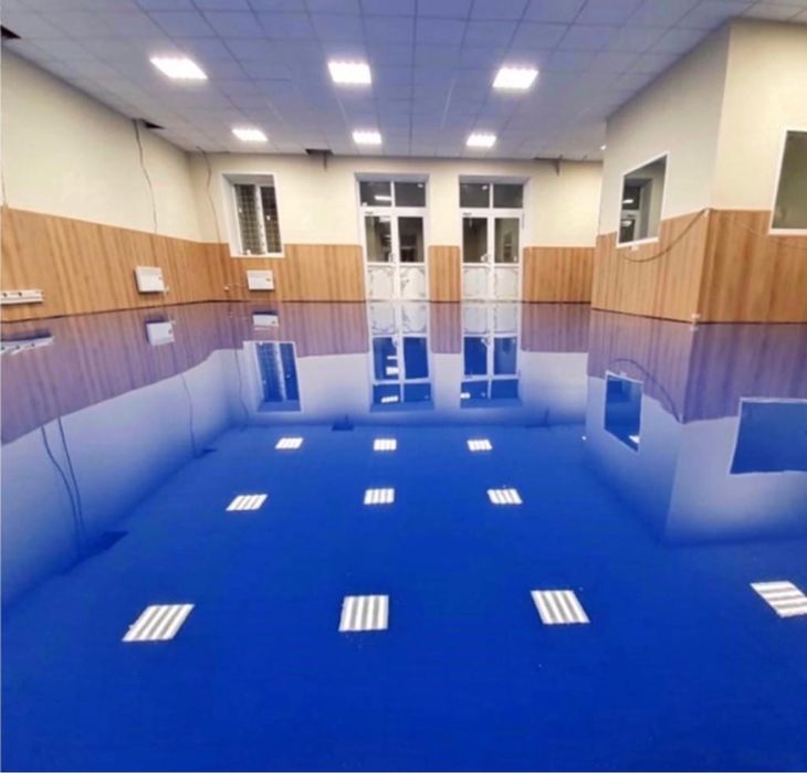 Полимерные топпинговые промышленные полы под ключ