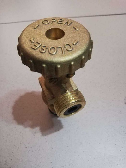 Robinet gaz dedicat butelie fibra sticla compozit rulota