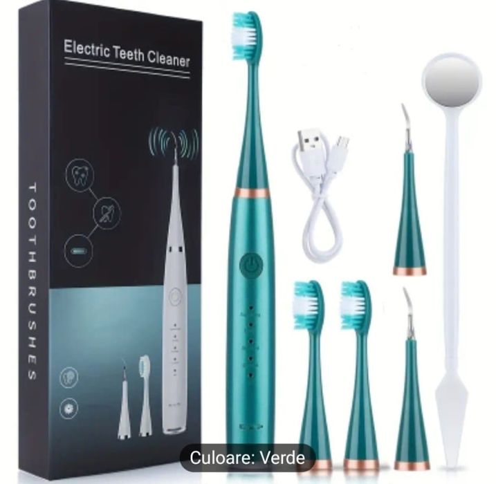 Kit periuța de dinți electrica 6 in 1