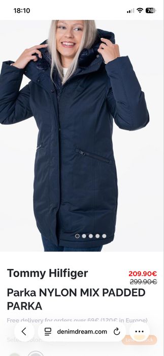 Geaca parka Tommy Hilfiger dama XS