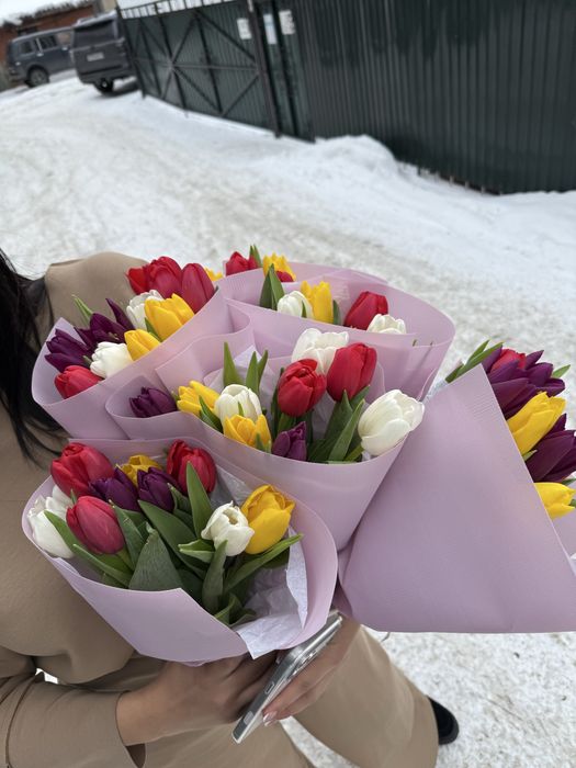 Тюльпаны на 8-е Марта