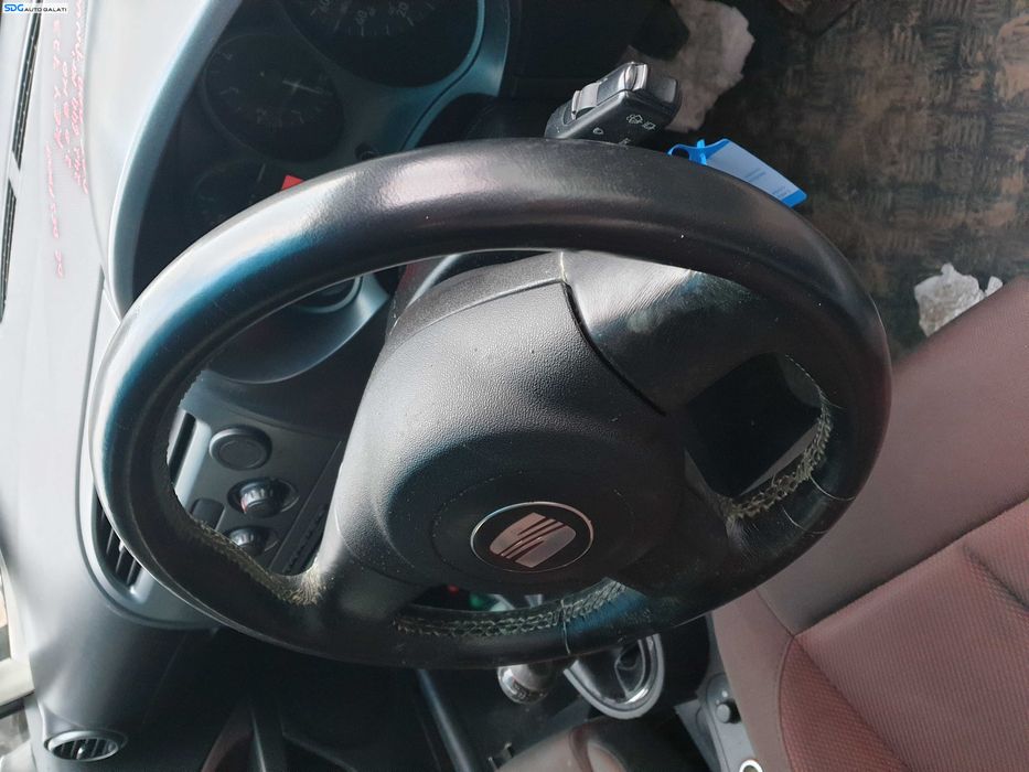 Volan Piele 3 Spite FARA Airbag Seat Leon 1P Non Facelift 2005 - 2009 [K3353]
