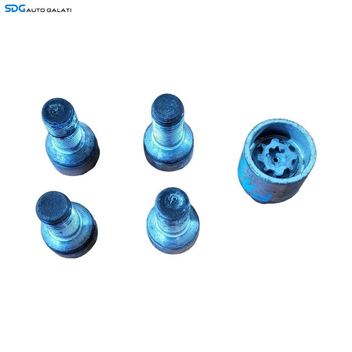 Set Prezoane cu Cheie Antifurt Roti Jante Volkswagen Skoda Audi Seat 1998 - 2015 [L8859]