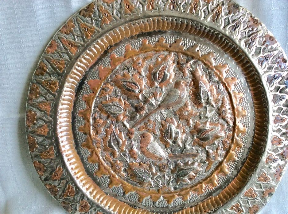 металопластика - пано - кована мед - кръгло