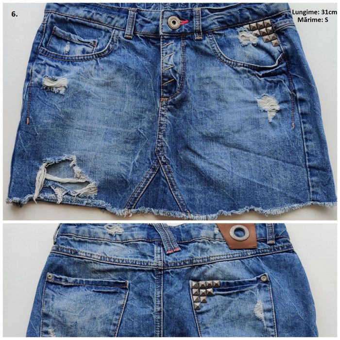 Fustă scurtă denim BSB – stare excelentă, perfectă pentru vară!