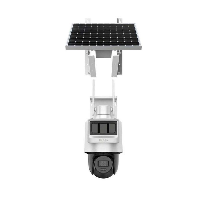 Camera HiLook Hikvision PTZ-N2C200I 4G rotativa cu panou solar, PIR radar