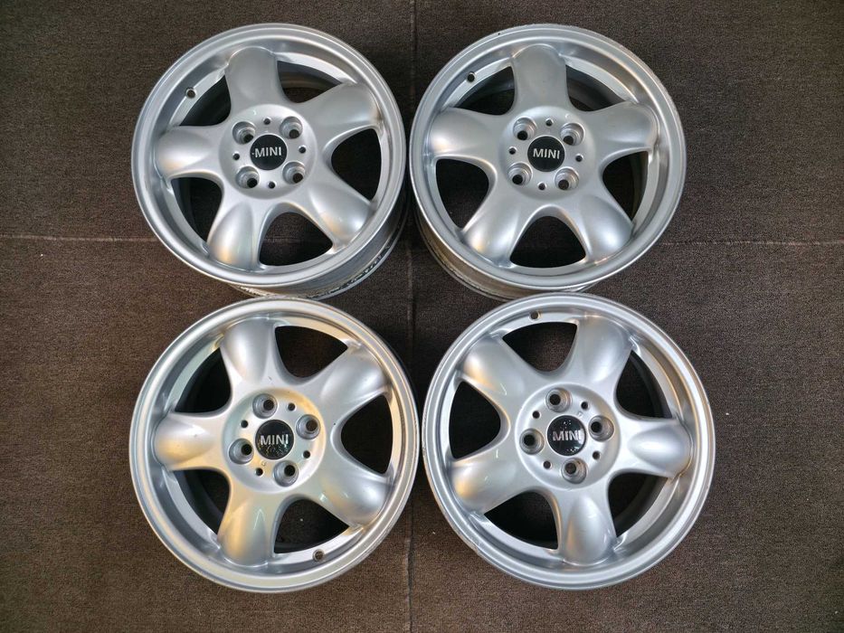 4 Jante Aliaj 4x100 15'' 5.5J ET 45 - OEM Mini Cooper ONE - CA NOI - COD 6769404-13 !