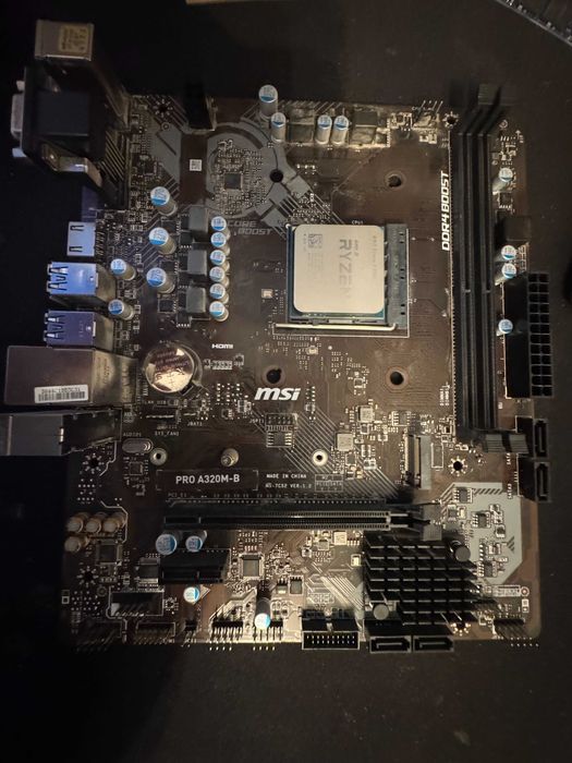 Placa de Baza MSI PRO A320M-B (MS-7C52), socket AM4, chipset AMD A320