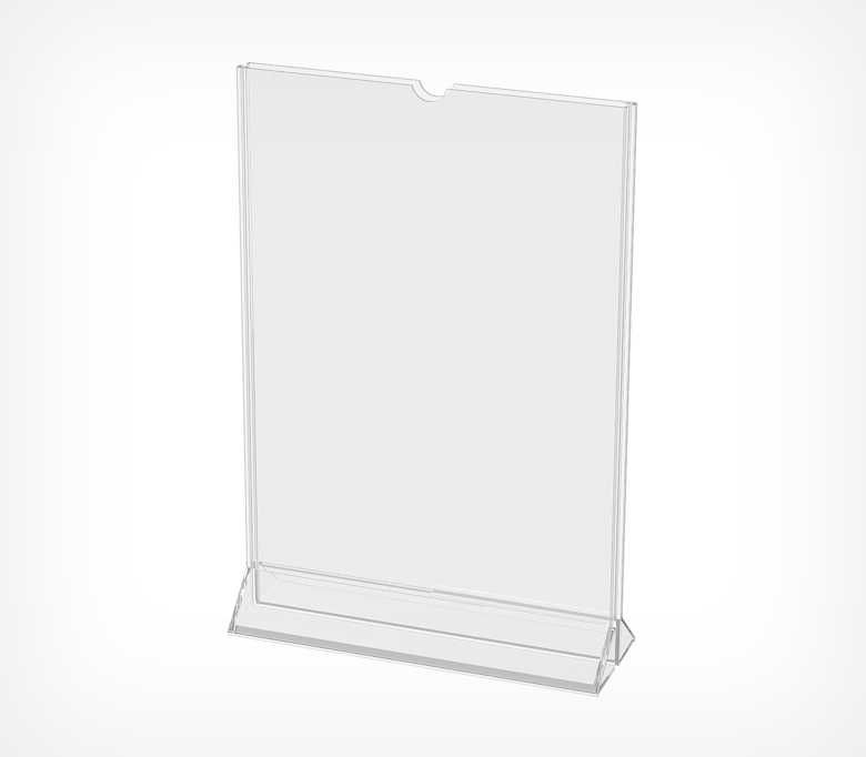 Подставка под меню с верхней загрузкой MENU HOLDER