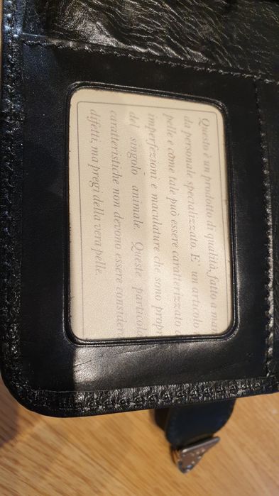 Organizator  portofel piele naturala made in italia