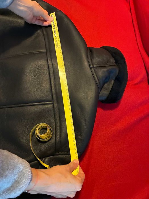 Geaca tip cojoc Shearling original Made in Italy noua