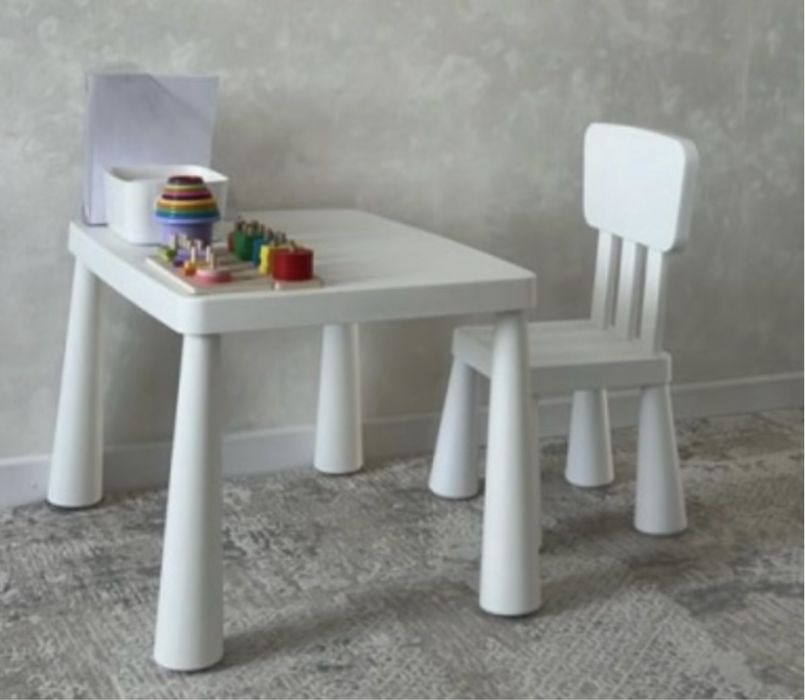 Стол детский со стулом икеа